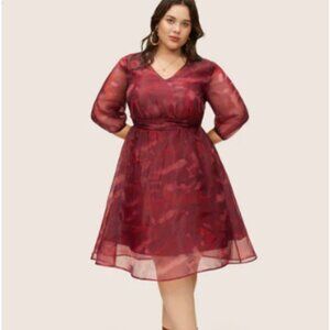 Bloomchic Red Dress size medium us size 10